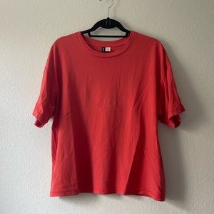 Urban Outfitters Red Short Sleeve Tee